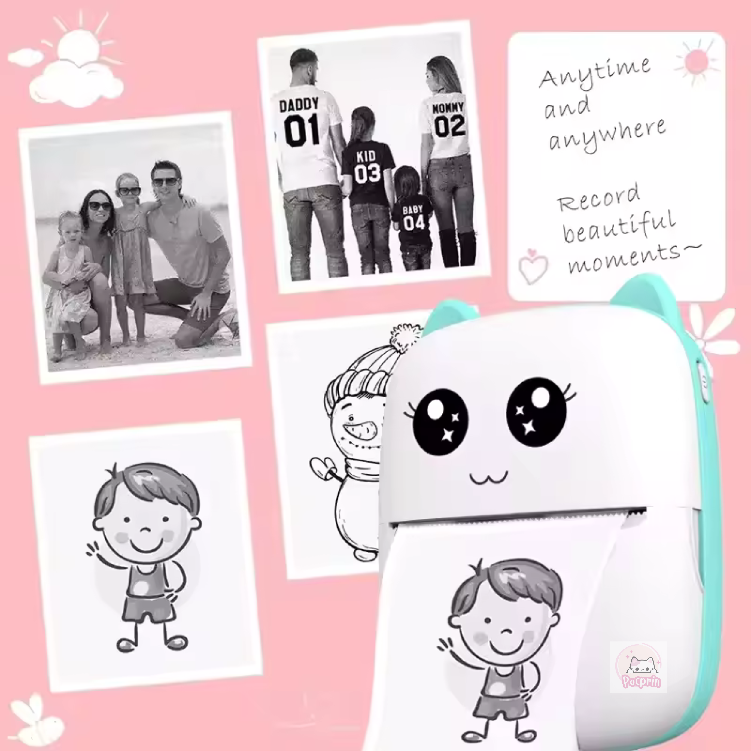 Inkless Pocket Printer